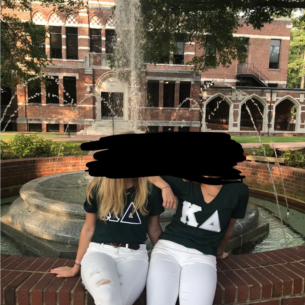 Kappa Delta stitched letters